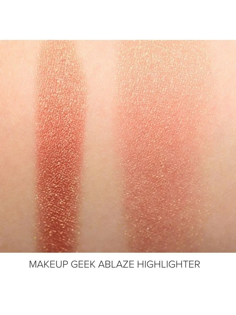 Makeup Geek ABLAZE Duochrome Highlighter | NEW | Soft Copper | Discontinued